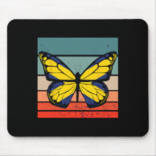 Mousepad Borboleta Ucrânia Asas Símbolo Nacional Elegância