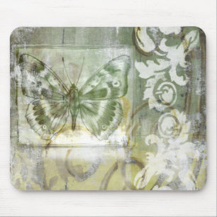 Mousepad Borboleta Verde Indefinida com Porta de Ironwork