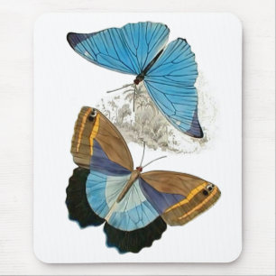 Mousepad Borboletas - azul