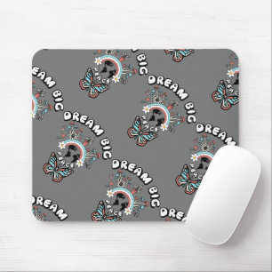 Mousepad Borboletas e Cogumelos Sonham Grande inspo positiv