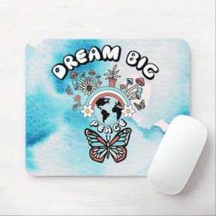 Mousepad Borboletas e Cogumelos Sonham Grande inspo positiv