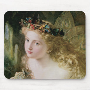 Mousepad Borboletas feericamente bonitas, arte do Victorian