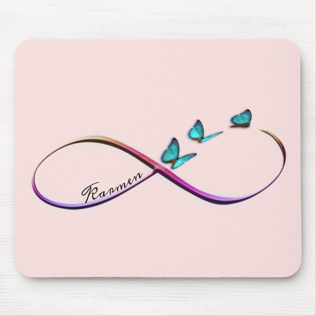 Mousepad borboletas infinitas (Frente)