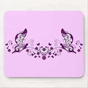 Mousepad Borboletas roxas
