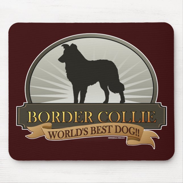 Mousepad Border collie (Frente)