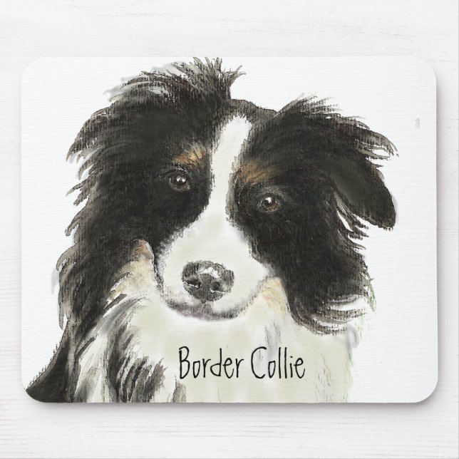 Mousepad Border Collie Dog o (Frente)