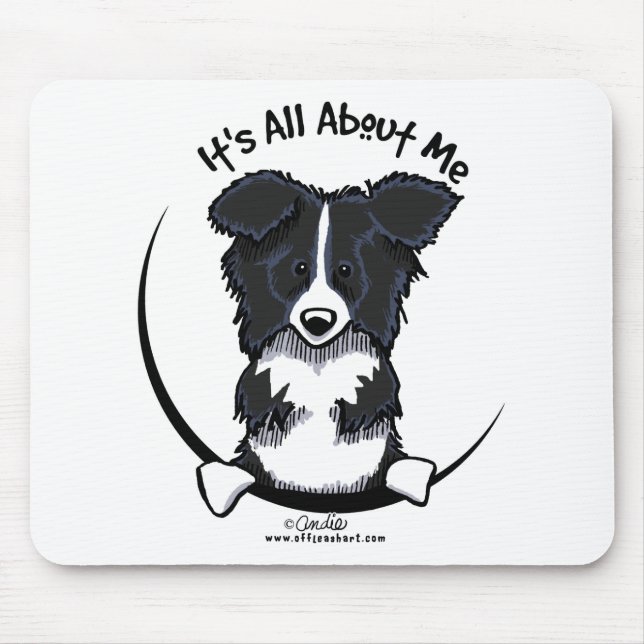 Mousepad Border Collie É Tudo Sobre Mim (Frente)