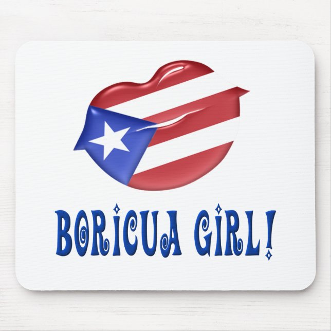 Mousepad Boricua Girl (Frente)