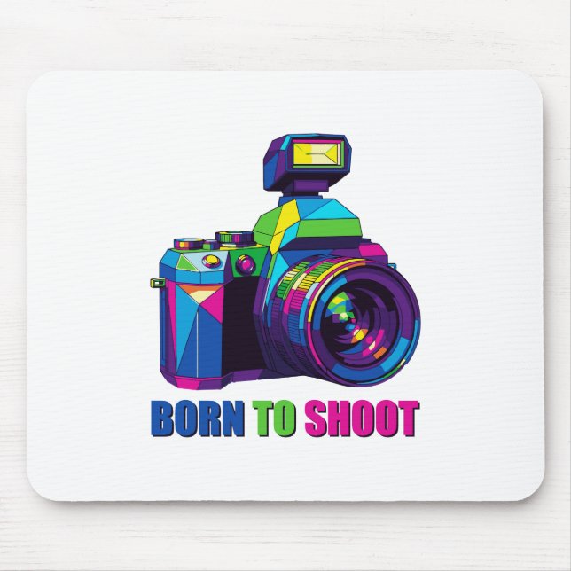 MOUSEPAD BORN TO SHOOT (Frente)