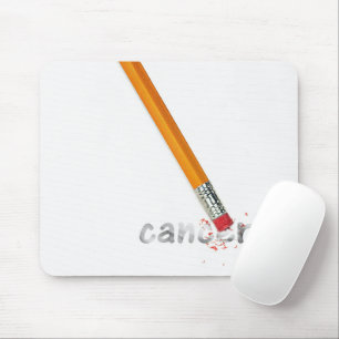 Mousepad Borracha Lápica Com Texto De Cancer