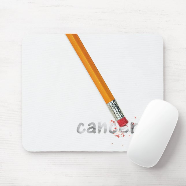 Mousepad Borracha Lápica Com Texto De Cancer (Com mouse)