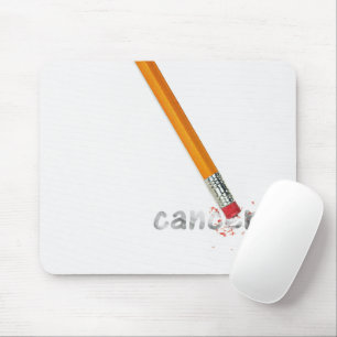 Mousepad Borracha Lápica com Texto do Cancer