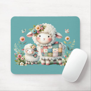 Mousepad Borregos-cutos com centavos de falso e de papelão