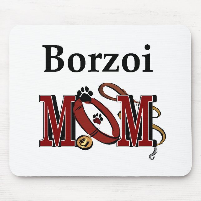 Mousepad Borzoi Dog MOM (Frente)