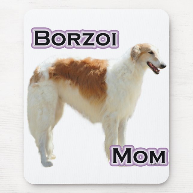 Mousepad Borzoi Mãe 4 (Frente)