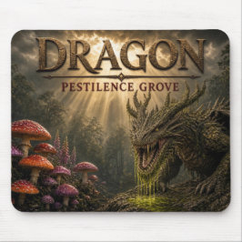 Mousepad Bosque da Pestilência do Dragão Realismo Sombrio