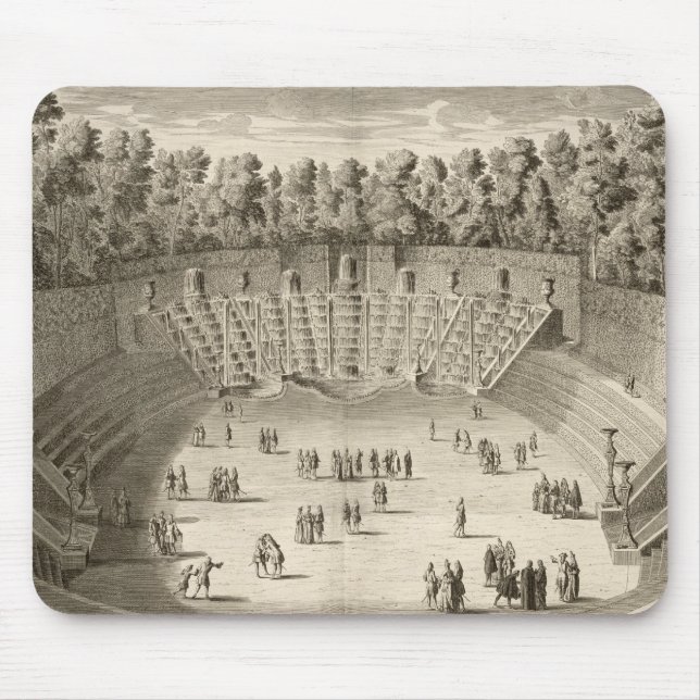 Mousepad Bosque do Salle du Bal, Versalhes, 'de Les P (Frente)