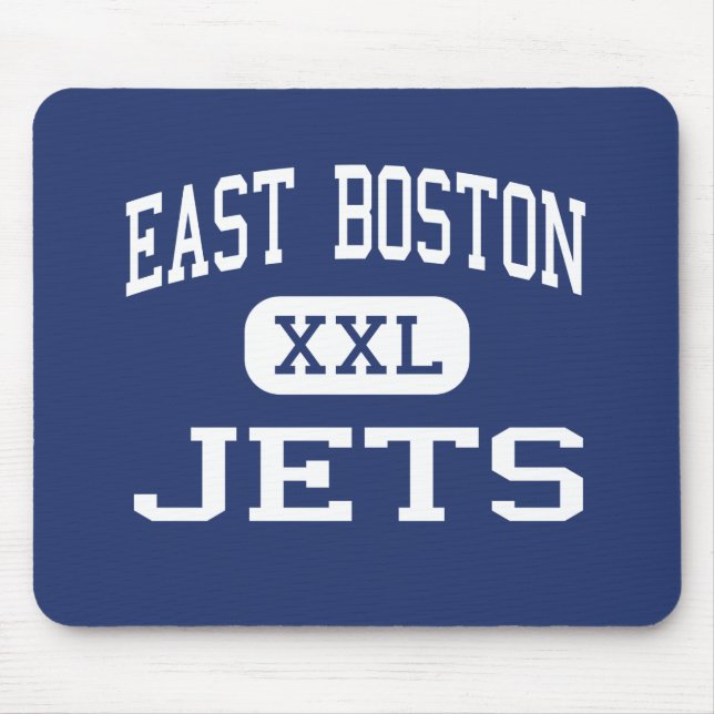 Mousepad Boston do leste - jatos - alta - Boston do leste (Frente)