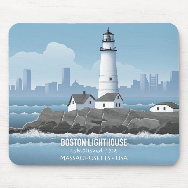 Mousepad Boston Lighthouse (Frente)