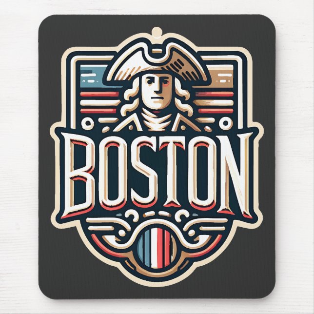Mousepad Boston Massachusetts Paul Revere (Frente)