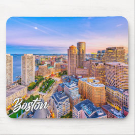 Mousepad Boston Skyline, Massachusetts, EUA