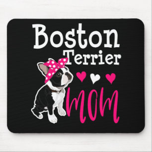 Mousepad Boston Terrier Mãe Cachorro Dono Engraçado Prese