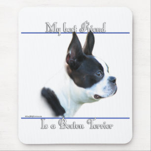 Mousepad Boston Terrier Melhor Amigo 2