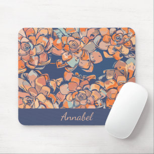 Mousepad Botânicos do outono em Neutros Terrestres e Marin