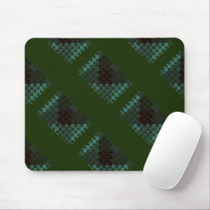 Mousepad Botão de mint ou poço na floresta verde, formando