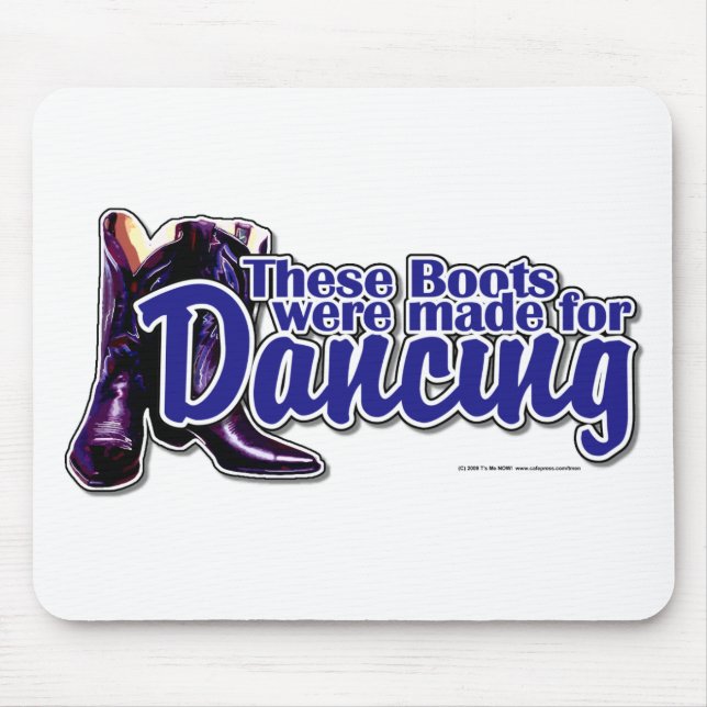 Mousepad Botas da dança (Frente)
