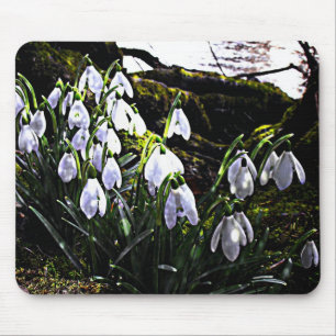 Mousepad Botas de neve pelo rio Hafren Mousemat