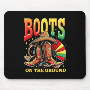 Mousepad Botas No Terreno Da 16 De Junta, Cowgirl Country W
