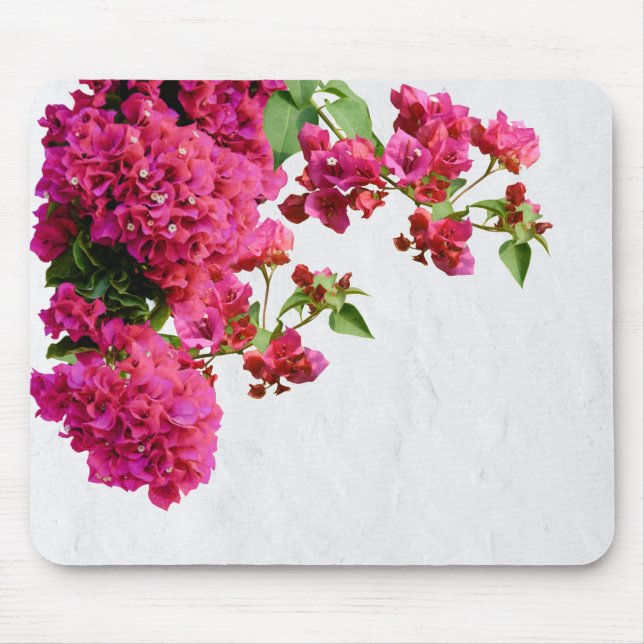 Mousepad Bougainvillea Floral Mediterrânica (Frente)