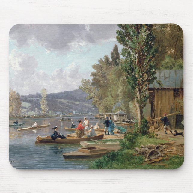 Mousepad Bougival, 1873 (Frente)