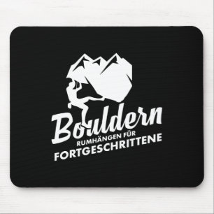 Mousepad Bouldern Escalador Suspenso Montanhismo