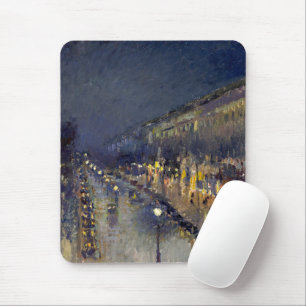 Mousepad Boulevard Montmartre na Night Pissarro