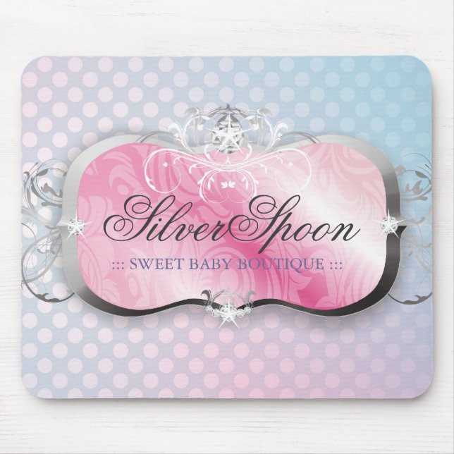 Mousepad Boutique do bebê da colher 311 de prata (Frente)