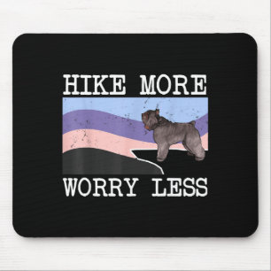 Mousepad Bouvier des flandres caminhe mais, se preocupe men
