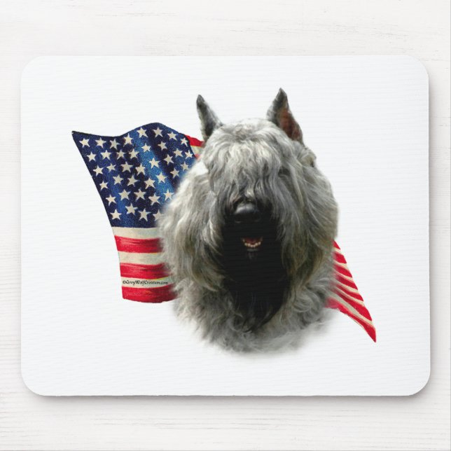 Mousepad Bouvier des Flandres Flag (Frente)