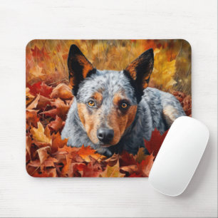 Mousepad Bovinos australianos no outono caem inspirados