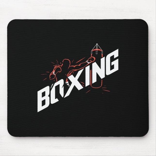 Mousepad Boxe Boxe Byg Kickboxing Amante do Boxe (Frente)