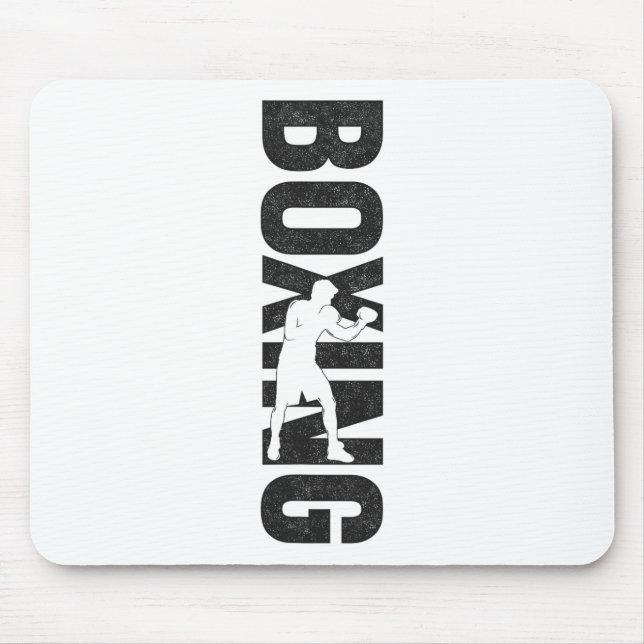 Mousepad Boxe Boxe Vintage 6  (Frente)