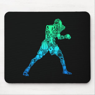 Mousepad Boxer Boxer Men Meninos Crianças