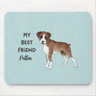 Mousepad Boxer Dog Meu Melhor Amigo Pet Personalizado
