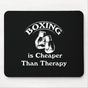 Mousepad Boxer Mais Barato Que Terapia Boxando Luvas Engraç
