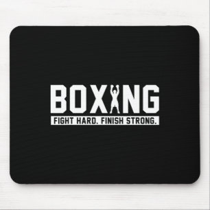 Mousepad Boxing Fight Duro Finish Strong Boxote Dif