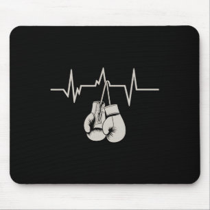 Mousepad Boxing Heartbeat Boxing Luvas Workout Exercício Gy