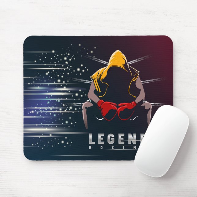 Mousepad Boxing Legends |  (Com mouse)