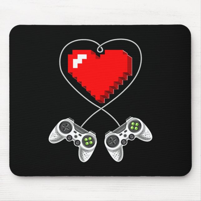 Mousepad Boys de presentes para jogadores de videogame do d (Frente)