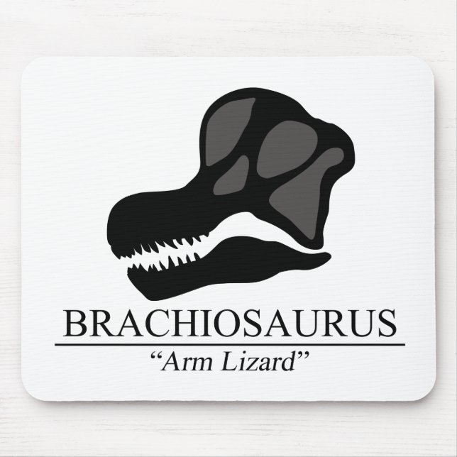 Mousepad Brachiosaurus Skull (Frente)